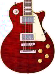 Electric guitar SX EF3D Transparent Wine Red Electric guitar - 3