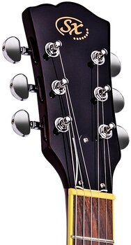 E-Gitarre SX EF3D Transparent Wine Red E-Gitarre - 7