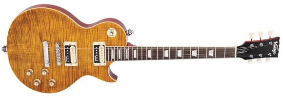 Električna kitara Vintage V100 Flame Amber Električna kitara - 3