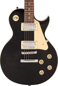 Electric guitar Vintage V10 Coaster Pack Gloss Black Electric guitar - 5