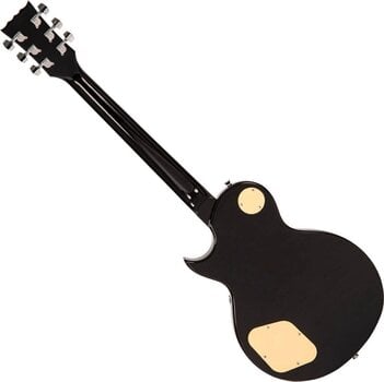 Electric guitar Vintage V10 Coaster Pack Gloss Black Electric guitar - 3