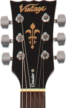 Guitarra elétrica Vintage V10 Coaster Pack Wine Red Guitarra elétrica - 8