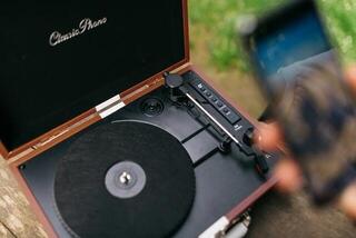 Portable turntable
 Lenco TT-120BNWH Brown/White Portable turntable - 5