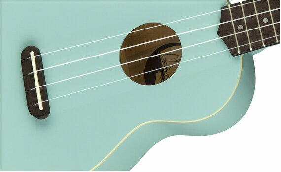 Soprano Ukulele Fender Venice Soprano Uke NRW Daphne Blue - 6