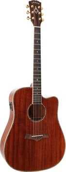Guitare Dreadnought acoustique-électrique Arrow Platinum Elite D CE Mahogany Guitare Dreadnought acoustique-électrique - 4