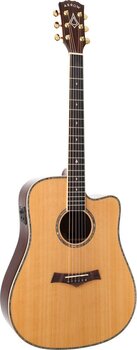 Dreadnought z elektroniką Arrow Platinum Elite D CE Natural Dreadnought z elektroniką - 4