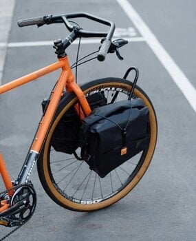 Bicycle bag Woho X-Touring Bikepacking Pannier Pair Rack Bag Cyber Camo Diamond Black 36 L (Pre-owned) - 13