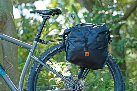Bicycle bag Woho X-Touring Bikepacking Pannier Pair Rack Bag Cyber Camo Diamond Black 36 L (Pre-owned) - 16