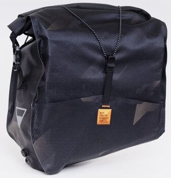 Bicycle bag Woho X-Touring Bikepacking Pannier Pair Rack Bag Cyber Camo Diamond Black 36 L (Pre-owned) - 7