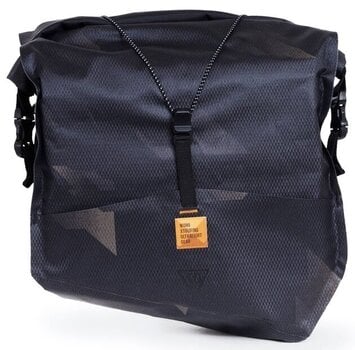 Bicycle bag Woho X-Touring Bikepacking Pannier Pair Rack Bag Cyber Camo Diamond Black 36 L (Pre-owned) - 6