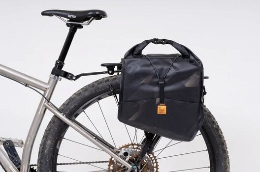 Bicycle bag Woho X-Touring Bikepacking Pannier Pair Rack Bag Cyber Camo Diamond Black 36 L (Pre-owned) - 18