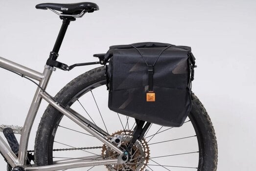 Bicycle bag Woho X-Touring Bikepacking Pannier Pair Rack Bag Cyber Camo Diamond Black 36 L (Pre-owned) - 17