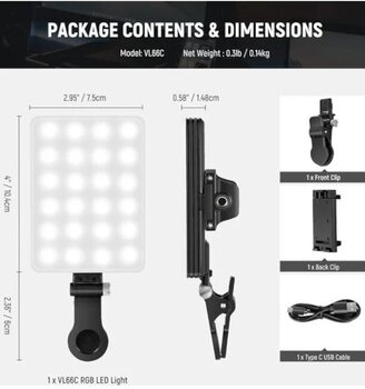 Lumină de studio Neewer VL66C RGB Lumină de studio - 3