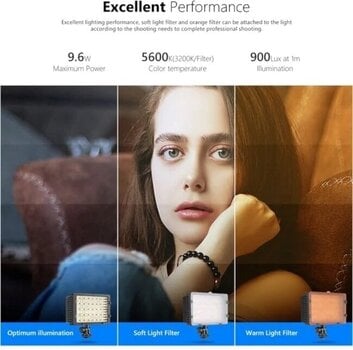 Luz de estúdio Neewer CN-160 Luz de estúdio - 5