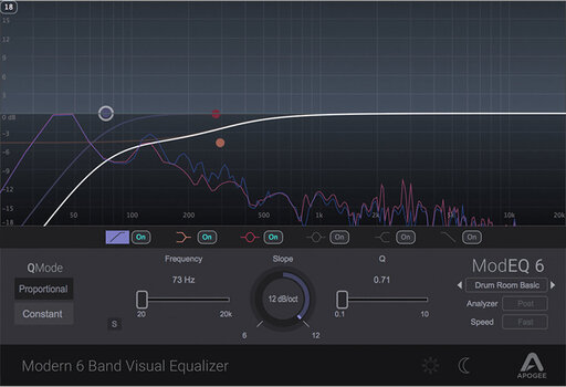 Studio-Effekt-Plugin Apogee FX Rack Mod EQ 6 (Digitales Produkt) - 2