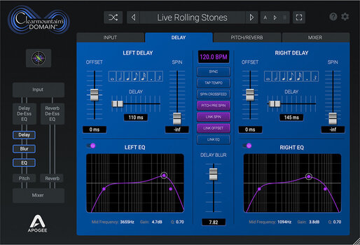 Virtuális effekt Apogee Clearmountain's Domain (Digitális termék) - 3