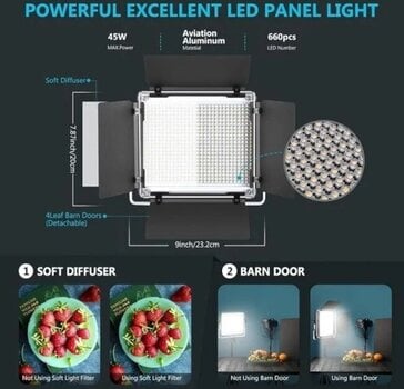 Lumină de studio Neewer SNL660 Basic Lumină de studio - 5