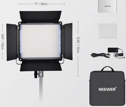 Lumină de studio Neewer PNW-117 2xRGB1200 Kit Lumină de studio - 3