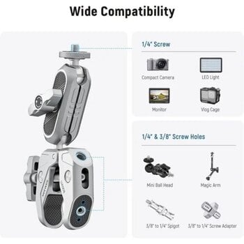 Stojan, držák pro akční kamery Neewer UA008 Držák - 3