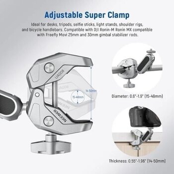 Stojan, držák pro akční kamery Neewer UA008 Držák - 5