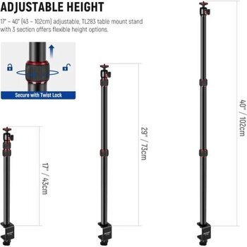 Поставка за смартфон или таблет Neewer TL283 притежател - 4