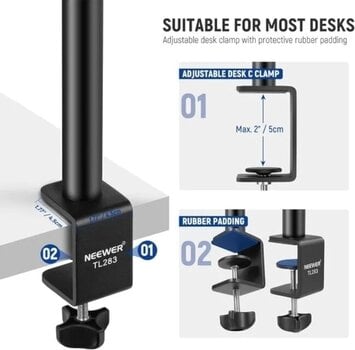 Поставка за смартфон или таблет Neewer TL283 притежател - 5