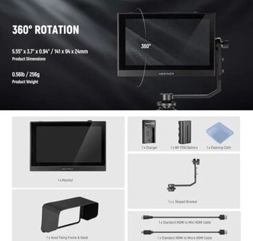 Monitor wideo Neewer F500 Monitor wideo - 3