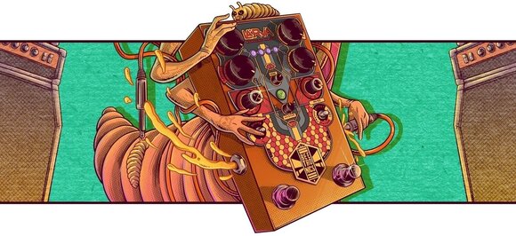 Guitar Effect Beetronics Larva Guitar Effect - 7