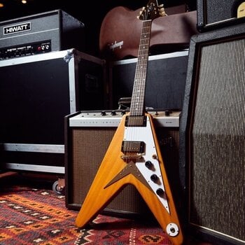 E-Gitarre Epiphone 1958 Korina Flying V Aged Natural E-Gitarre - 10