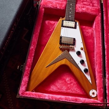 E-Gitarre Epiphone 1958 Korina Flying V Aged Natural E-Gitarre - 11