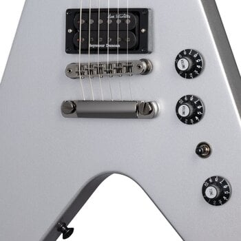 E-Gitarre Gibson Dave Mustaine Flying V Silver Metallic E-Gitarre (Beschädigt) - 9