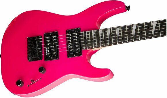 Guitare électrique Jackson JS1X Dinky Minion AH FB Neon Pink - 5