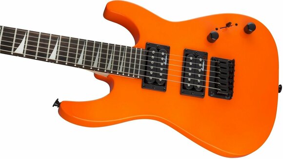 Guitare électrique Jackson JS1X Dinky Minion AH FB Neon Orange - 5