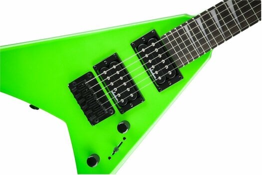 Guitare électrique Jackson JS1X Rhoads Minion AH FB Neon Green - 4