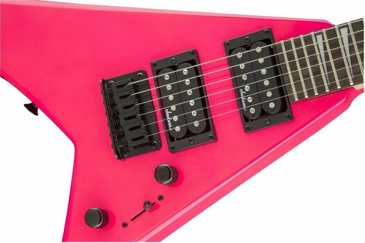 Electric guitar Jackson JS1X Rhoads Minion AH FB Neon Pink - 6