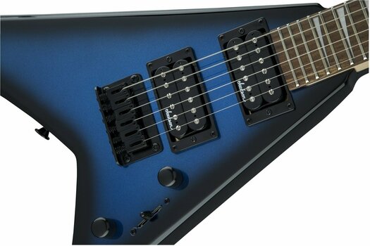 Guitare électrique Jackson JS1X Rhoads Minion AH FB Metallic Blue Burst - 5