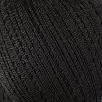 Fil de crochet Nitarna Ceska Trebova Nika 9994 Black Fil de crochet - 2