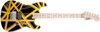Elektrische gitaar EVH Stripe Series Black with Yellow Stripes Elektrische gitaar - 1