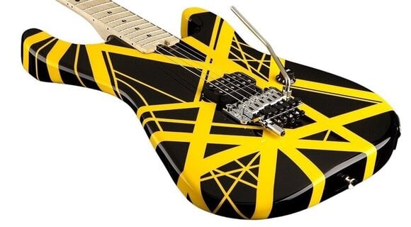 Gitara elektryczna EVH Stripe Series Black with Yellow Stripes Gitara elektryczna - 4