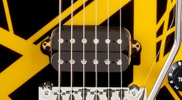 Gitara elektryczna EVH Stripe Series Black with Yellow Stripes Gitara elektryczna - 5