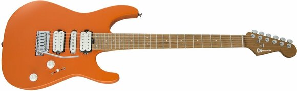 Electric guitar Charvel Pro-Mod DK24 HSH 2PT CM Satin Orange Crush - 3