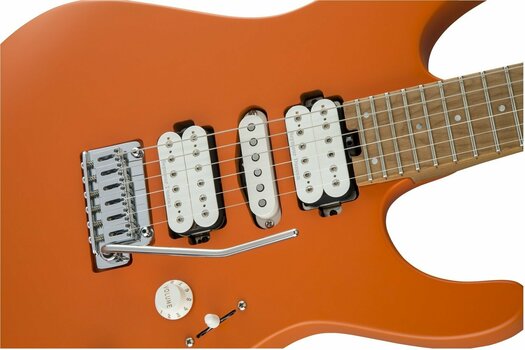 Electric guitar Charvel Pro-Mod DK24 HSH 2PT CM Satin Orange Crush - 4