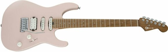 Guitarra elétrica Charvel Pro-Mod DK24 HSS 2PT CM Satin Shell Pink - 3