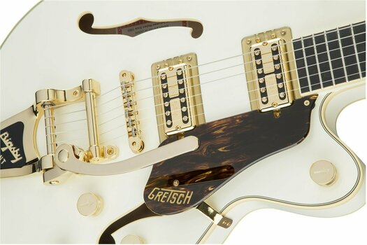 Félakusztikus - jazz-gitár Gretsch G6659TG PE Broadkaster JR Vintage White - 5