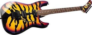 Electric guitar ESP George Lynch Yellow with Sunburst Tiger Graphic Electric guitar - 2