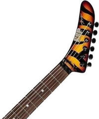 Electric guitar ESP George Lynch Yellow with Sunburst Tiger Graphic Electric guitar - 5