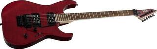 Electric guitar ESP LTD M-200FM See Thru Red Electric guitar - 2
