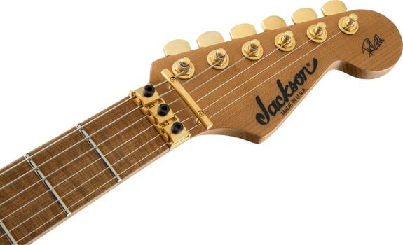 Gitara elektryczna Jackson USA Phil Collen PC1 Satin Flame MN Satin Transparent Amber Gitara elektryczna - 8
