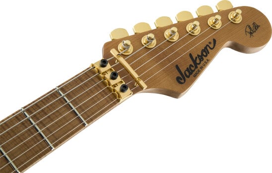 Elektrická kytara Jackson USA Phil Collen PC1 Satin Flame MN Satin Transparent Blue Elektrická kytara - 8