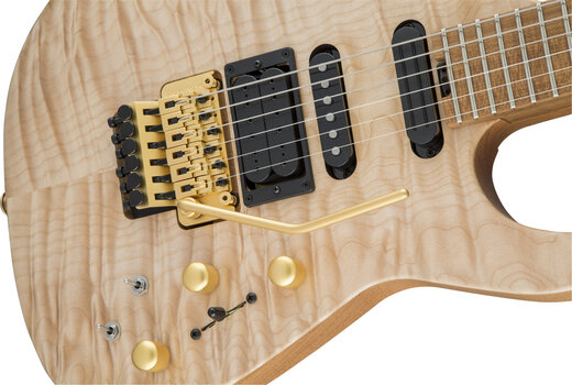 Guitare électrique Jackson USA Phil Collen PC1 Satin Flame MN Satin Au Natural Guitare électrique - 7